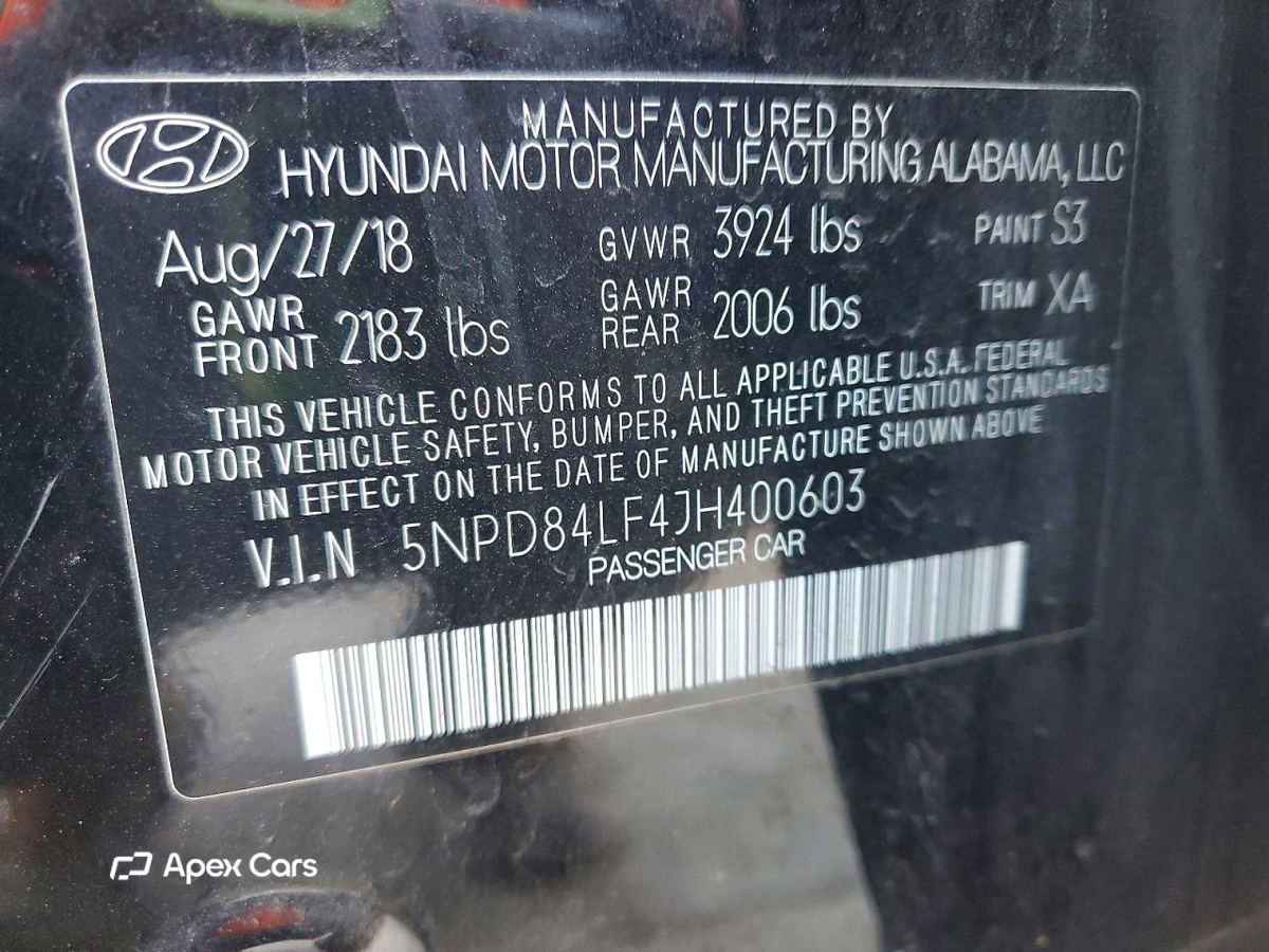 Hyundai Elantra 2018