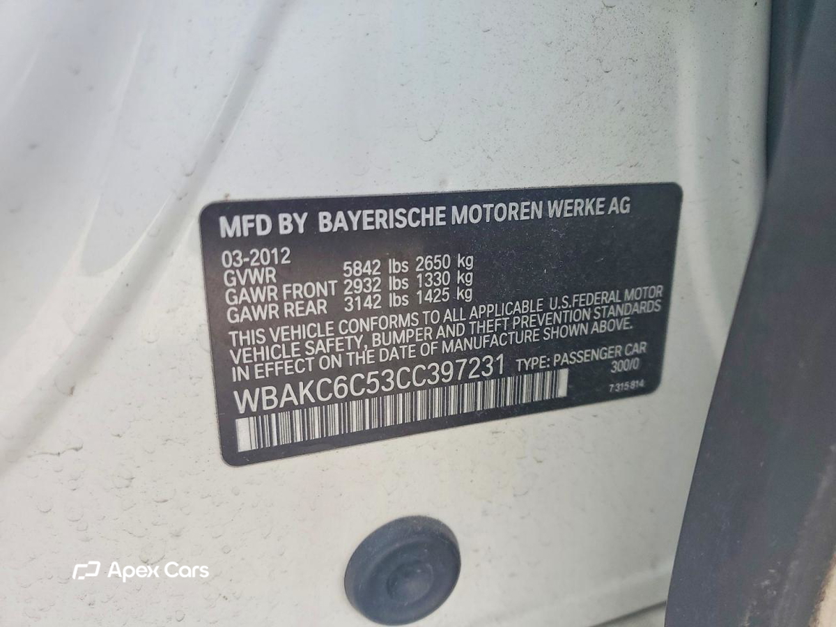BMW Series 7 2012