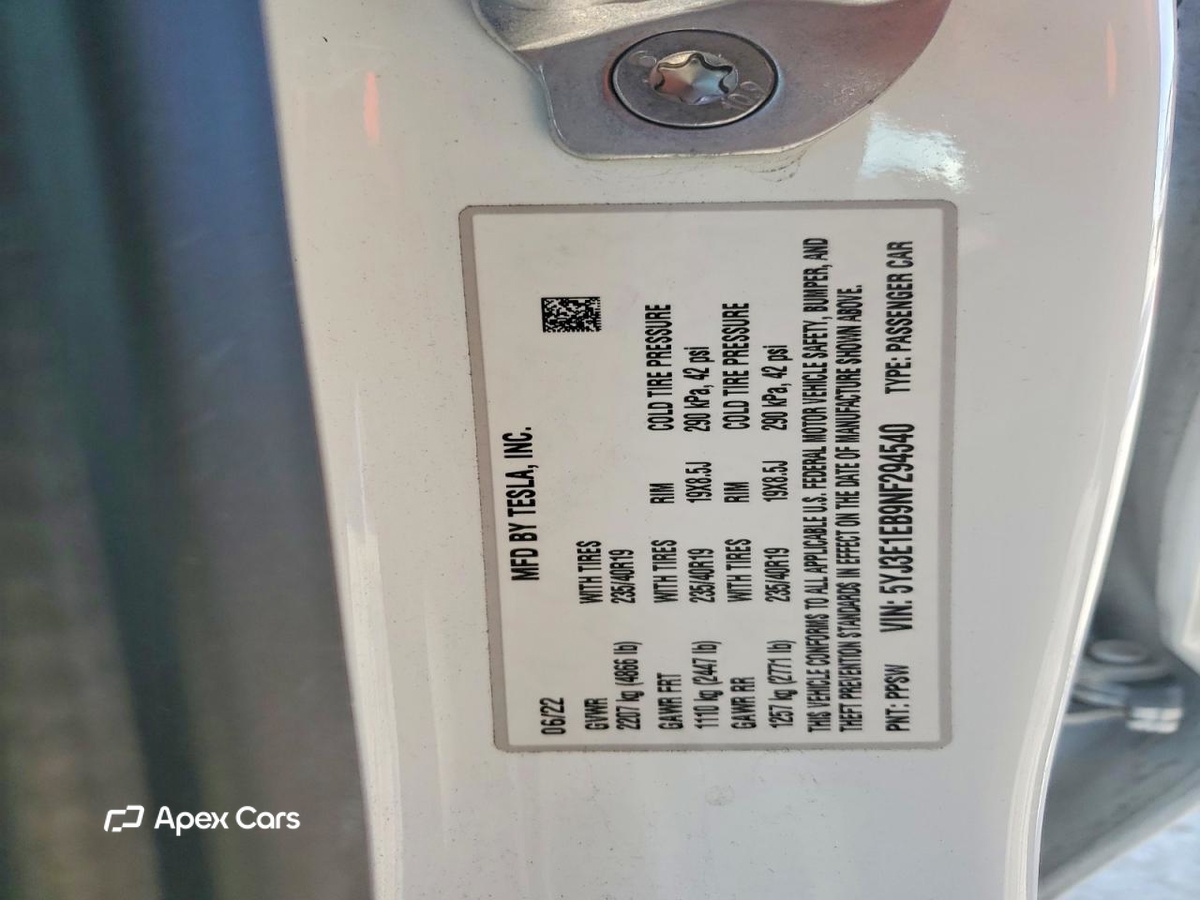 Tesla Model 3 2022