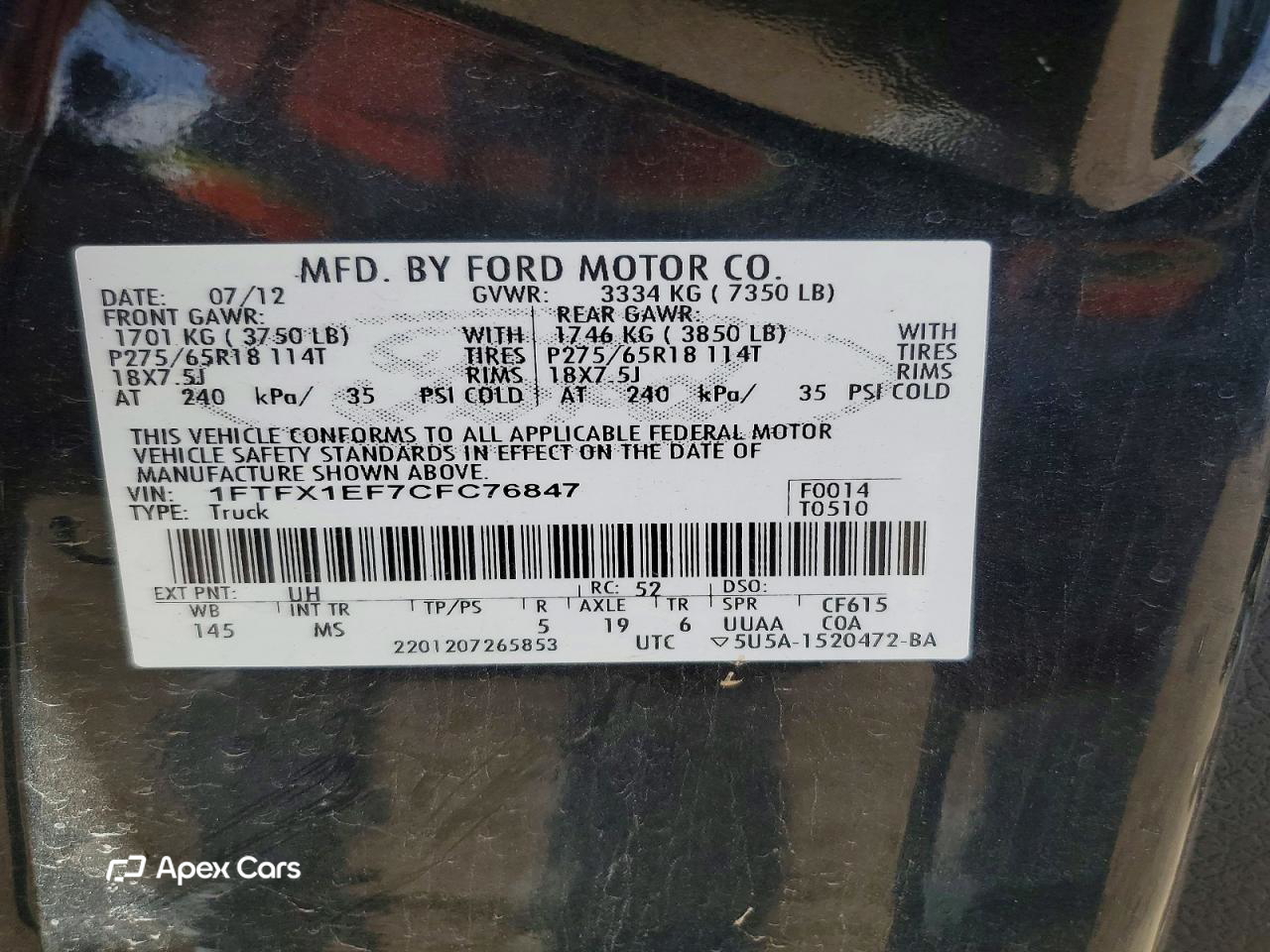 Ford F-150 2012