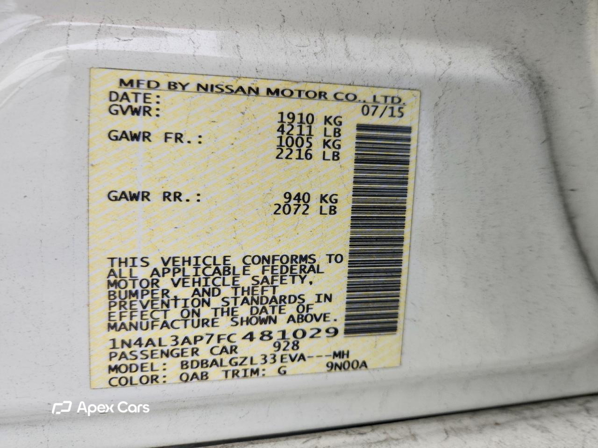 Nissan Altima 2015