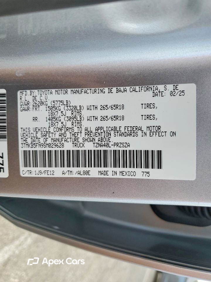 Toyota Tacoma 2025