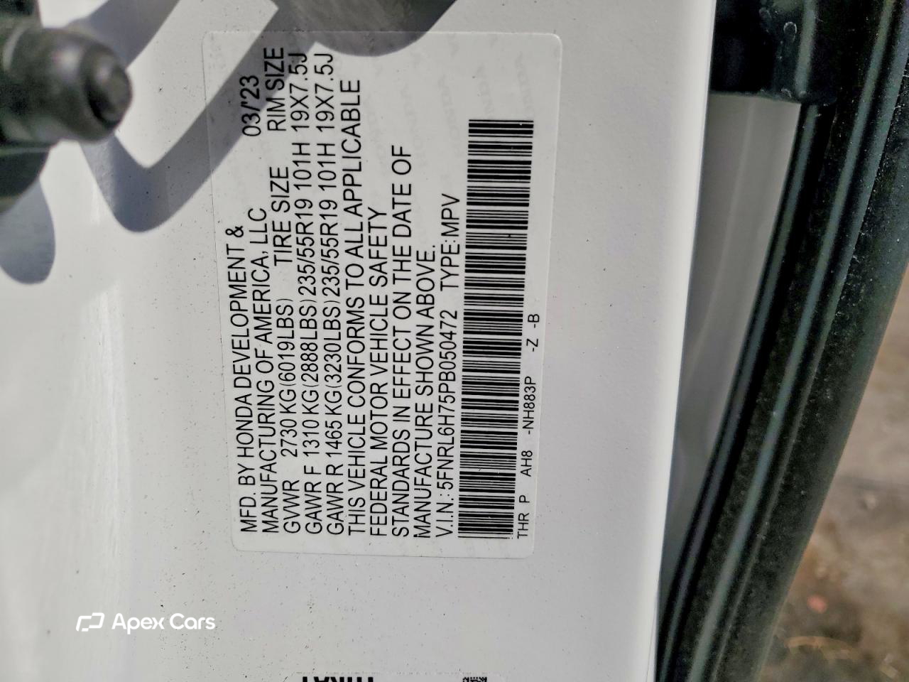 Honda Odyssey 2023