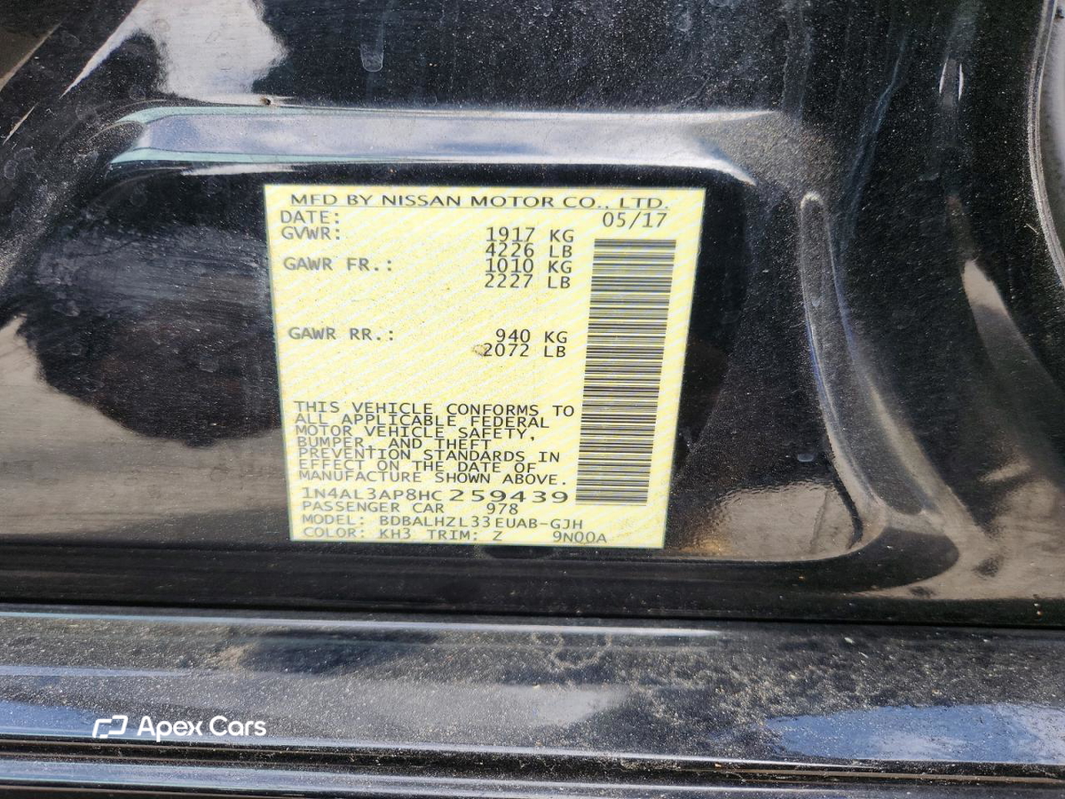 Nissan Altima 2017