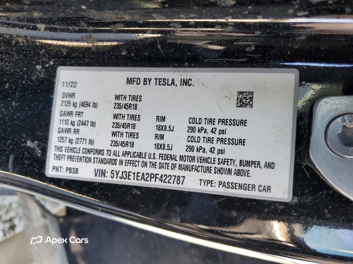 Tesla Model 3 2023