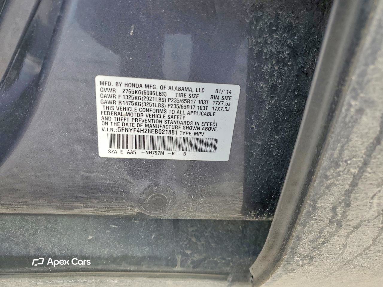Honda Pilot 2014