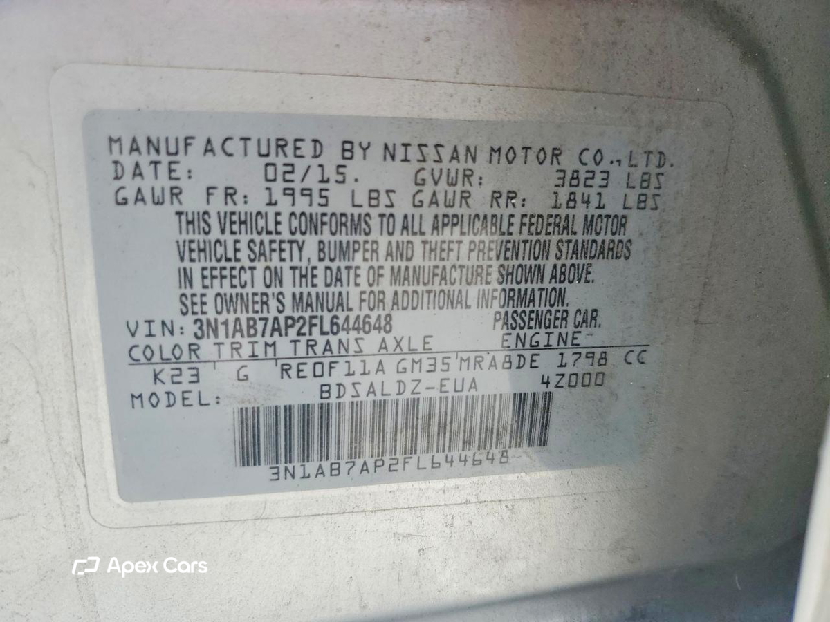 Nissan Sentra 2015