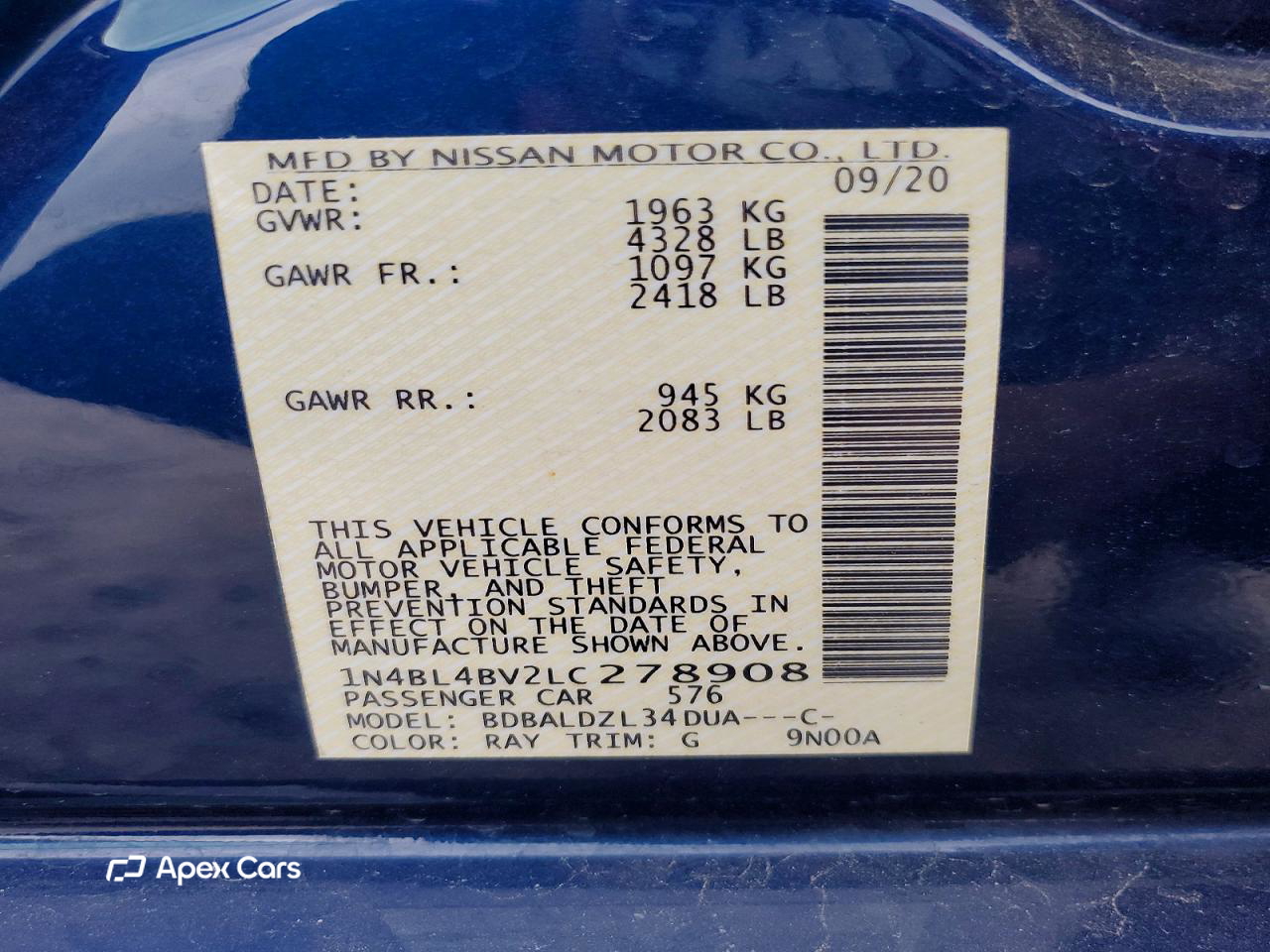 Nissan Altima 2020