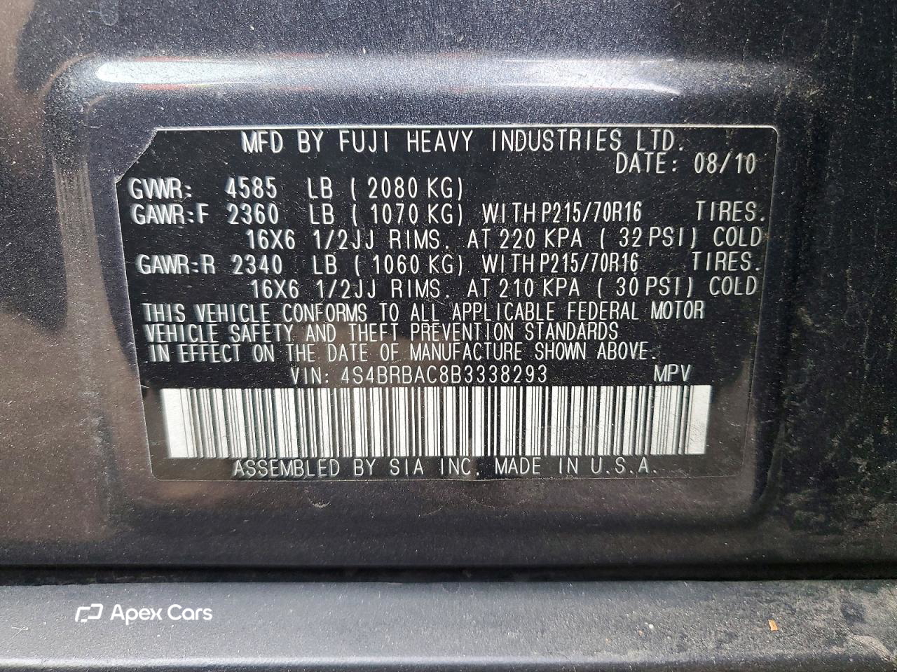 Subaru Outback 2011