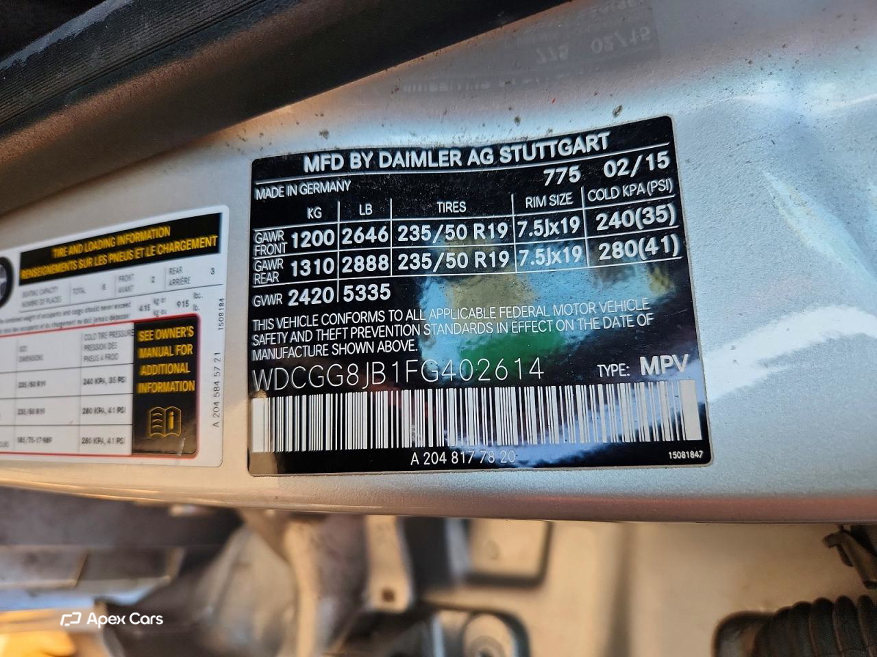 Mercedes-Benz GLK-klasse 2015