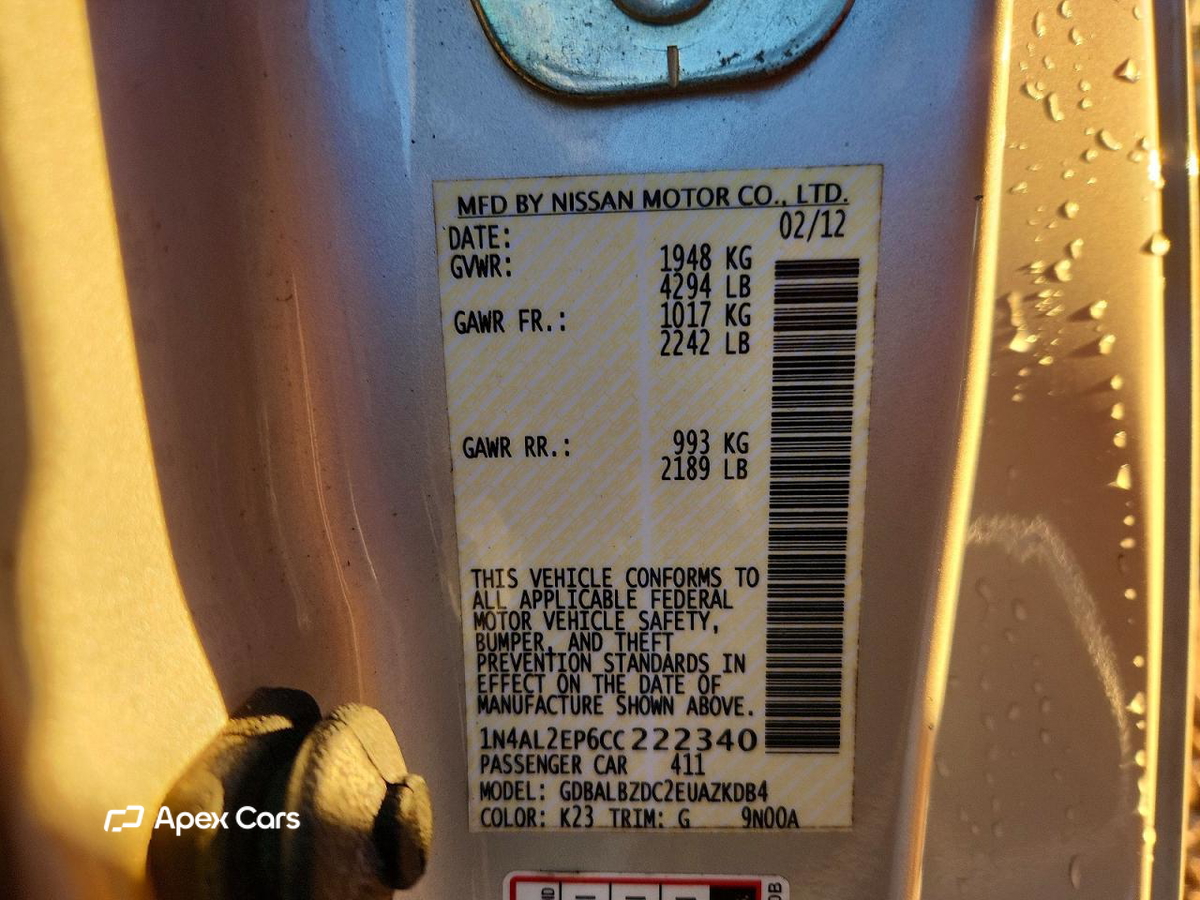 Nissan Altima 2012