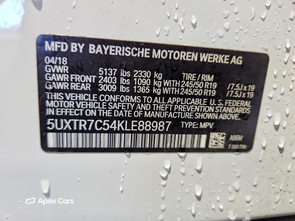 BMW X3 2019
