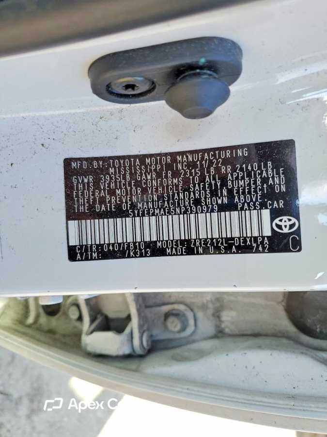 Toyota Corolla 2022