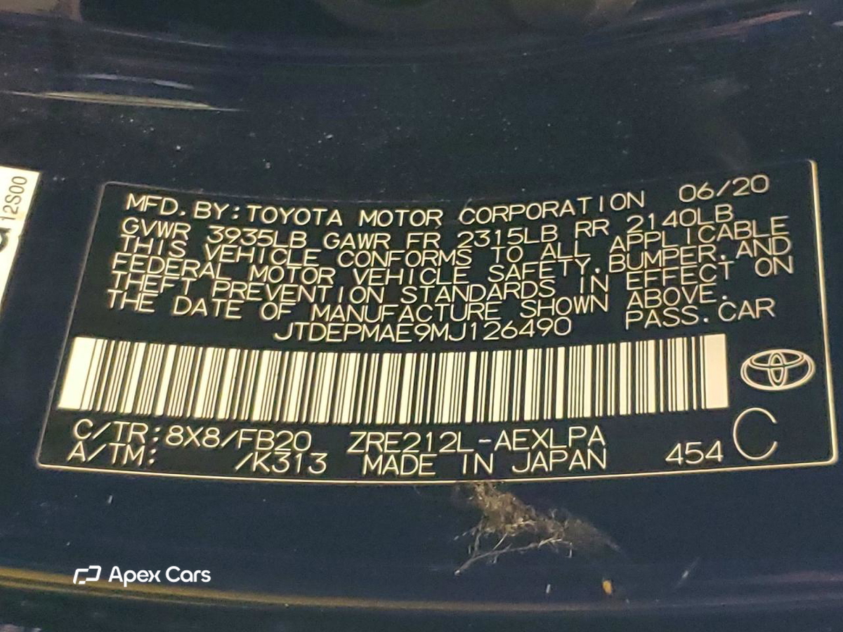 Toyota Corolla 2021