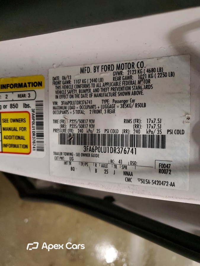 Ford Fusion 2013