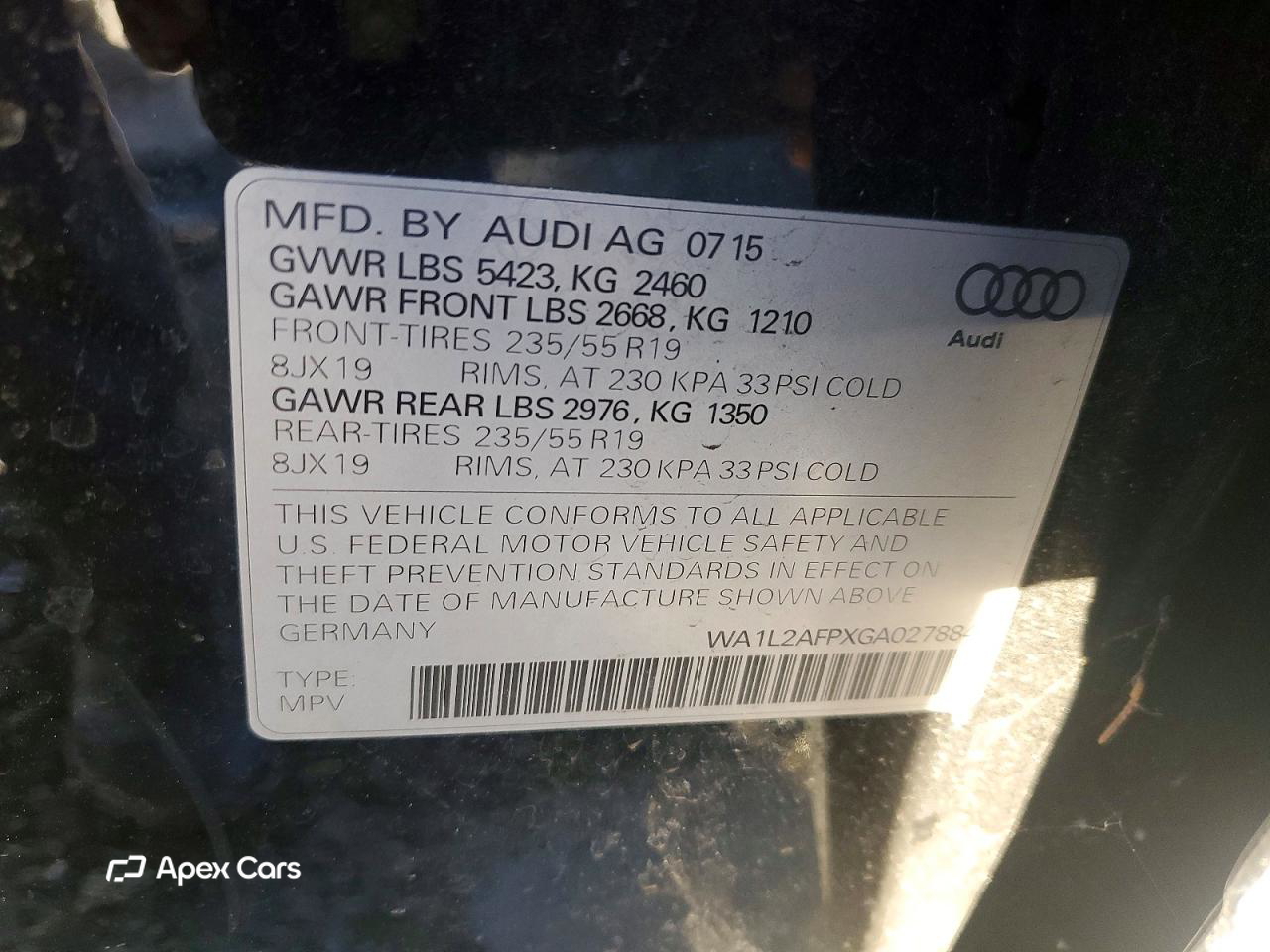 Audi Q5 2016