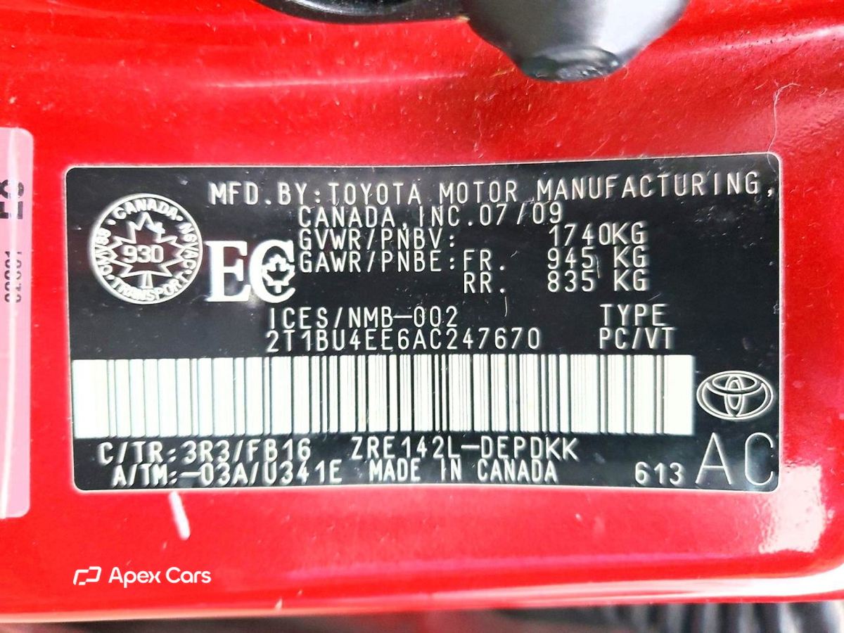 Toyota Corolla 2010