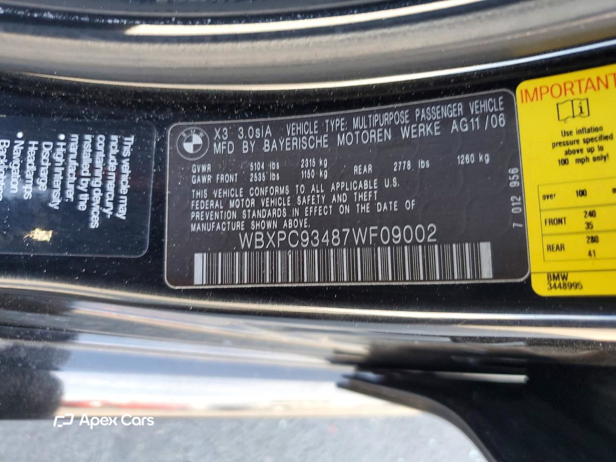 BMW X3 2007