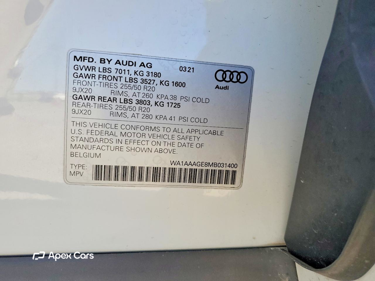 Audi e-tron 2021