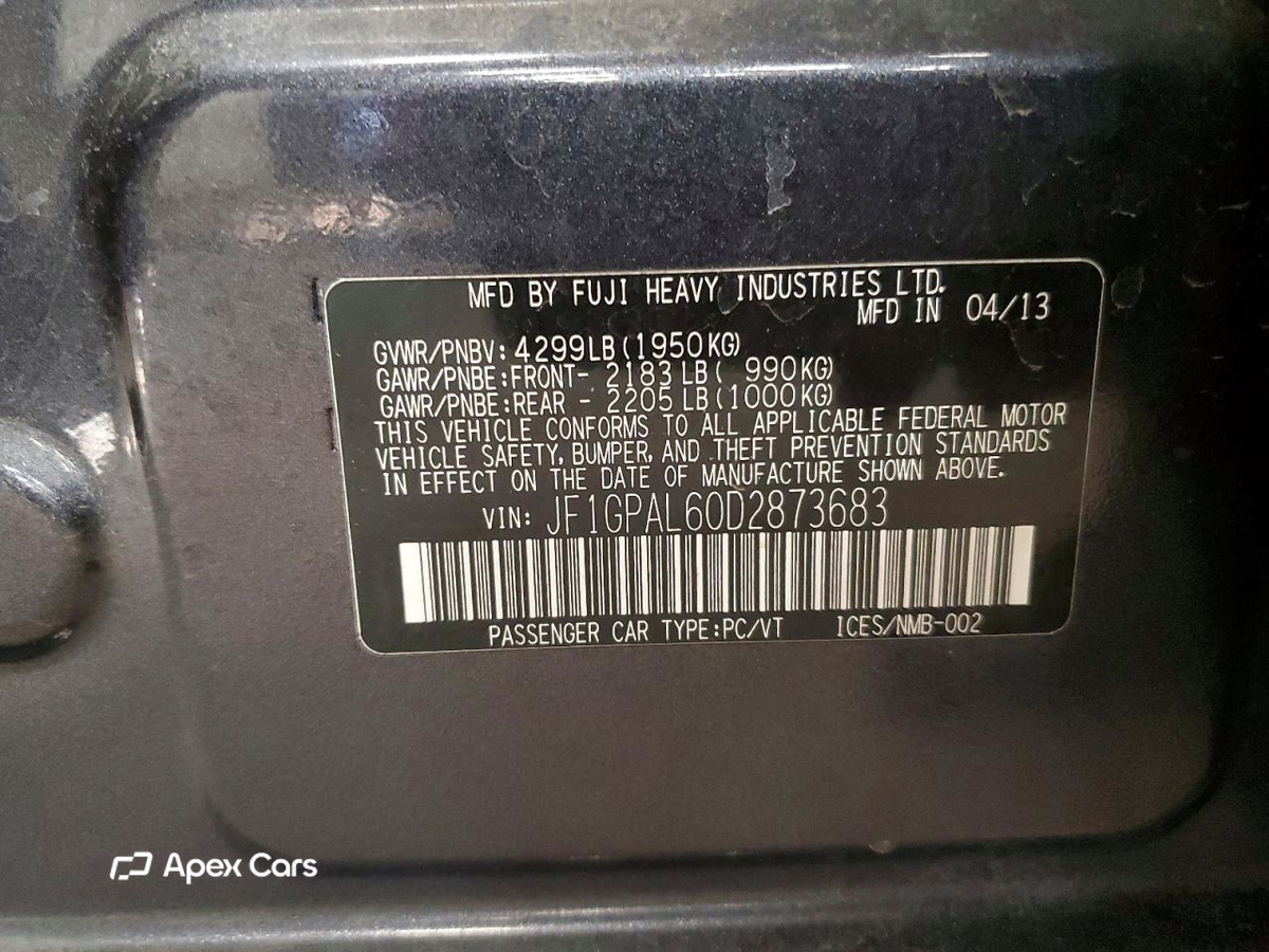 Subaru Impreza 2013