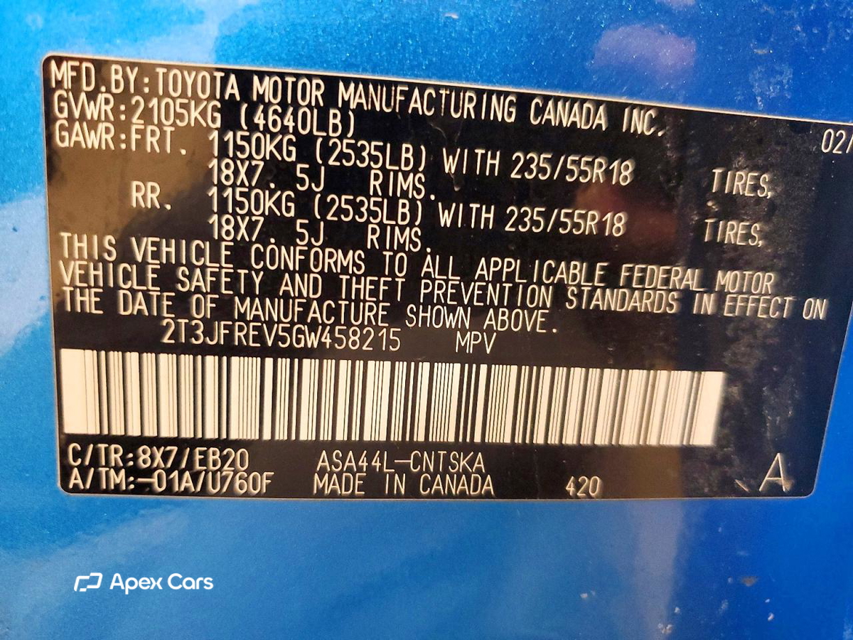 Toyota RAV 4 2016
