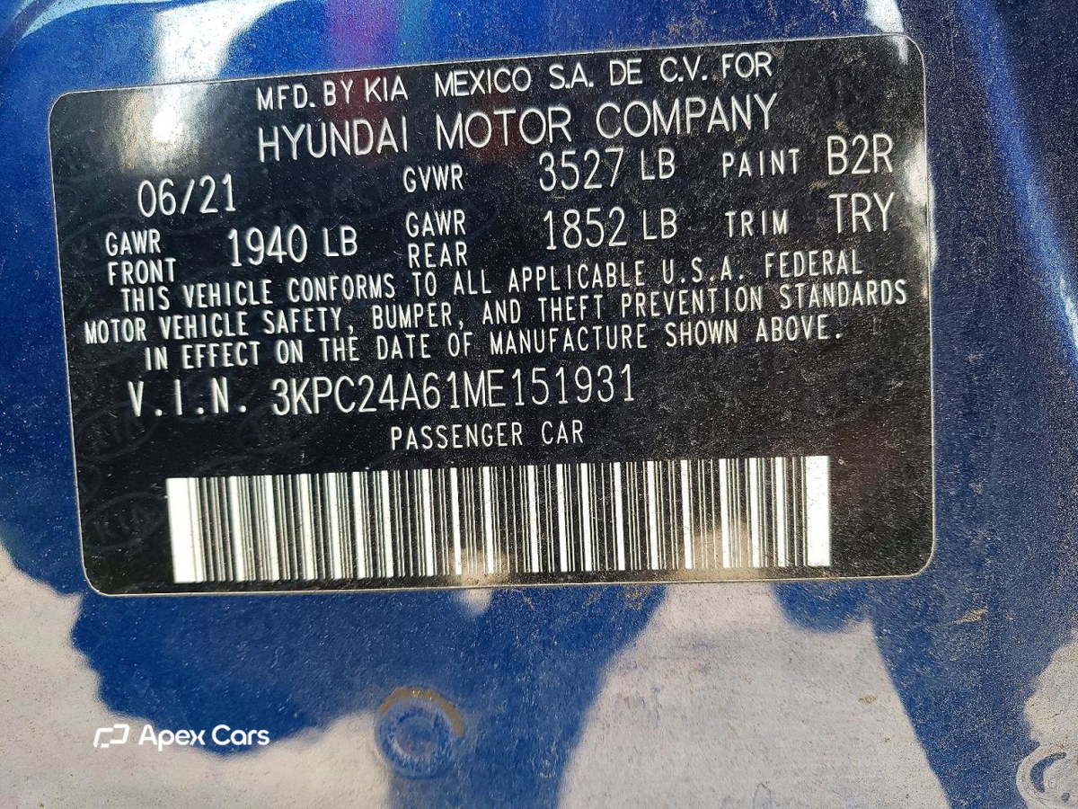 Hyundai Accent 2021