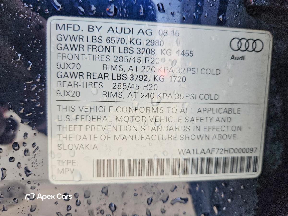 Audi Q7 2017