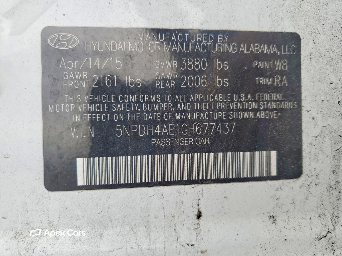 Hyundai Elantra 2016