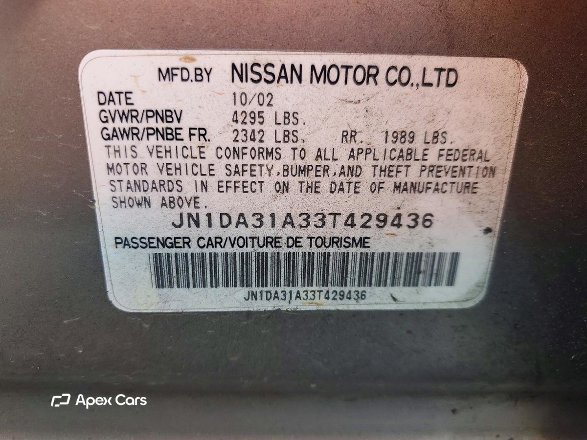 Nissan Maxima 2003