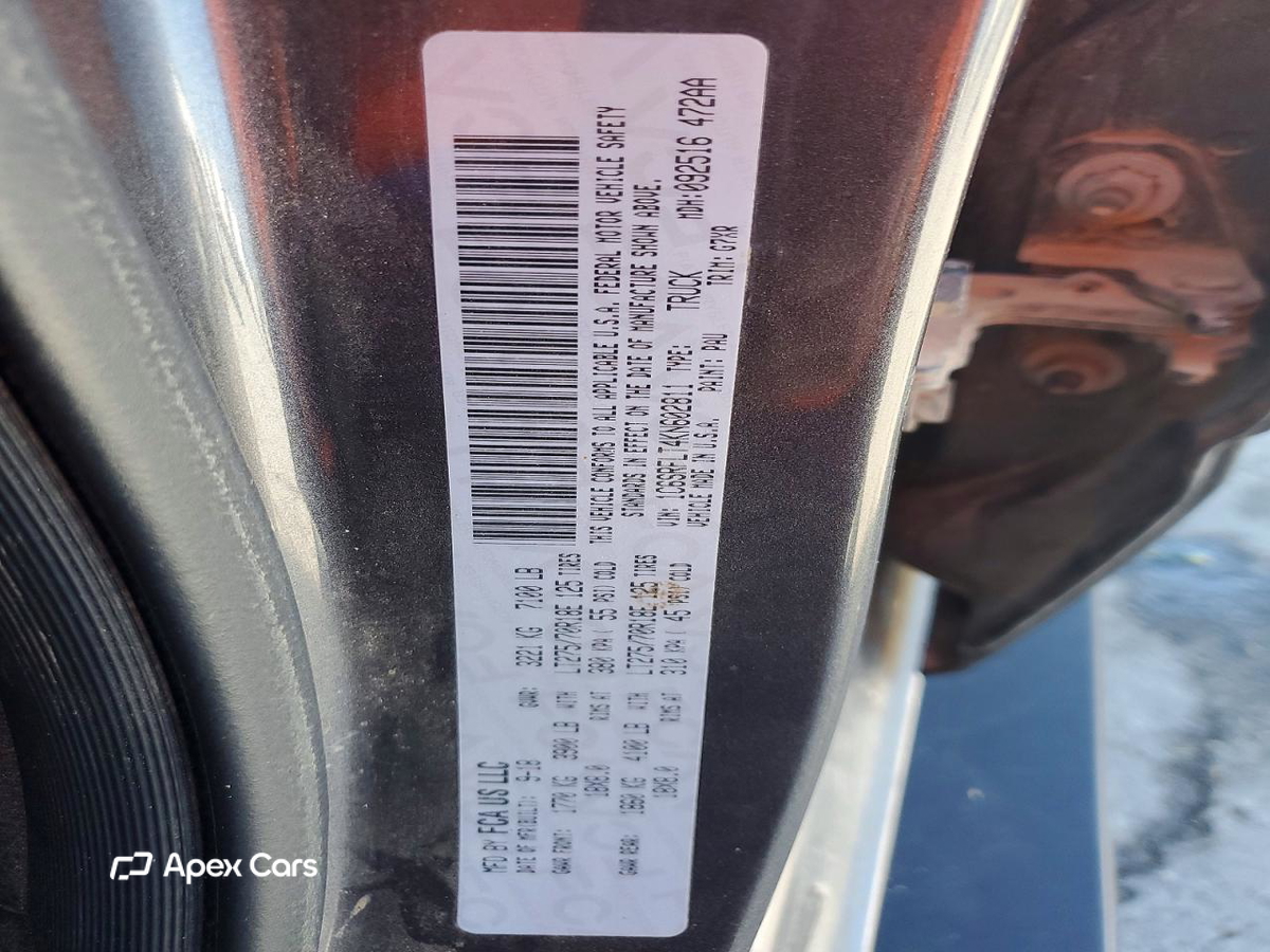 RAM 1500 2019