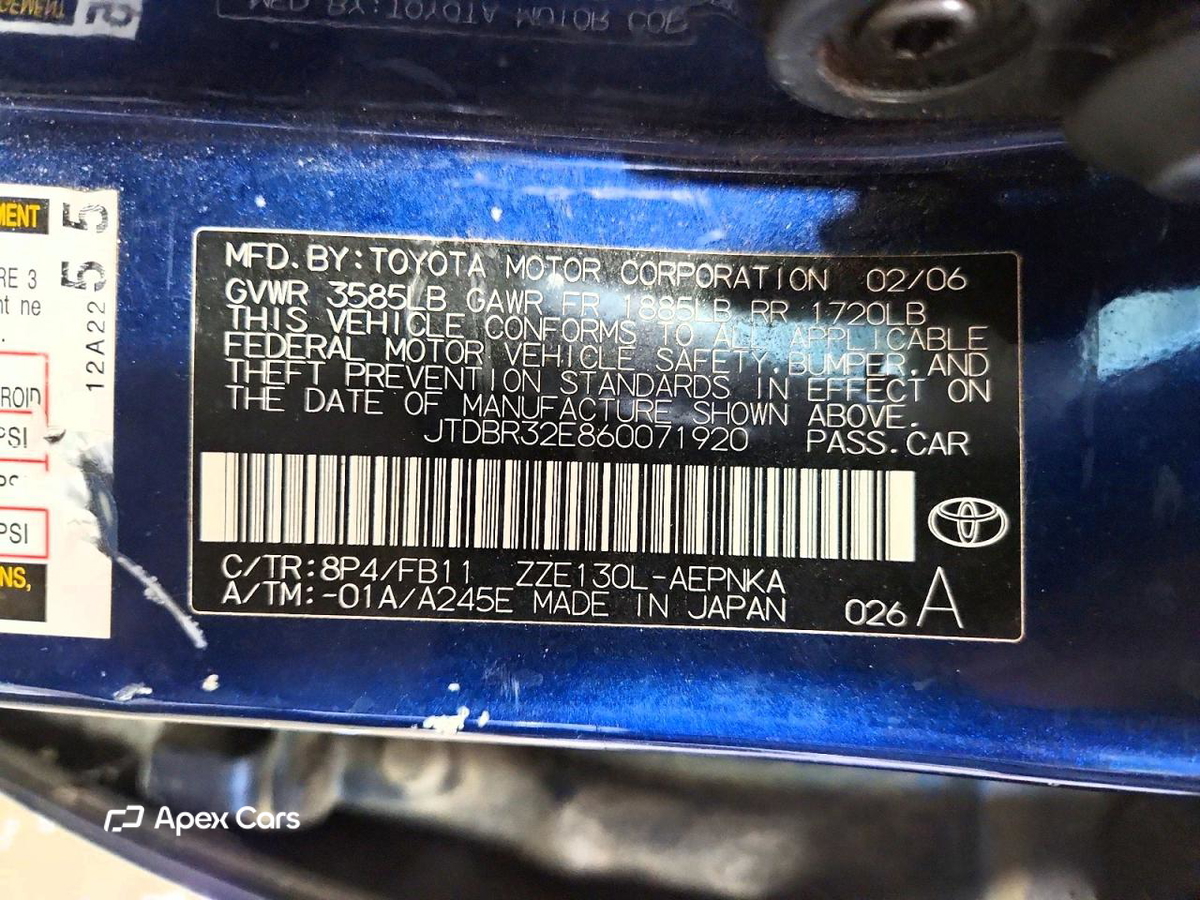 Toyota Corolla 2006