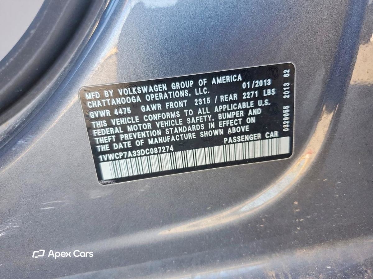 Volkswagen Passat 2013