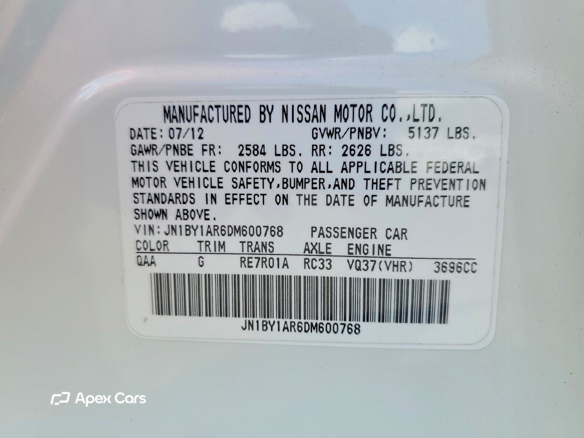 Infiniti M 2013