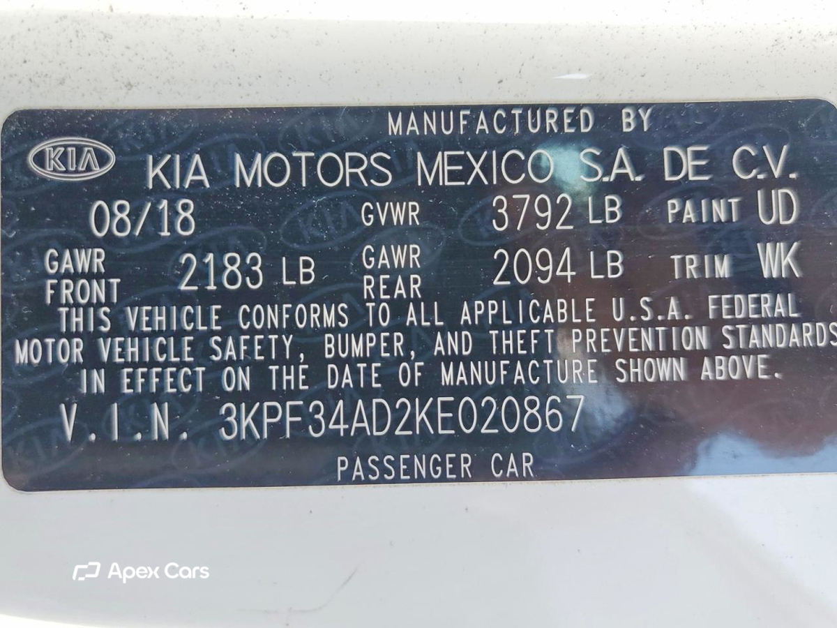 Kia Forte 2019