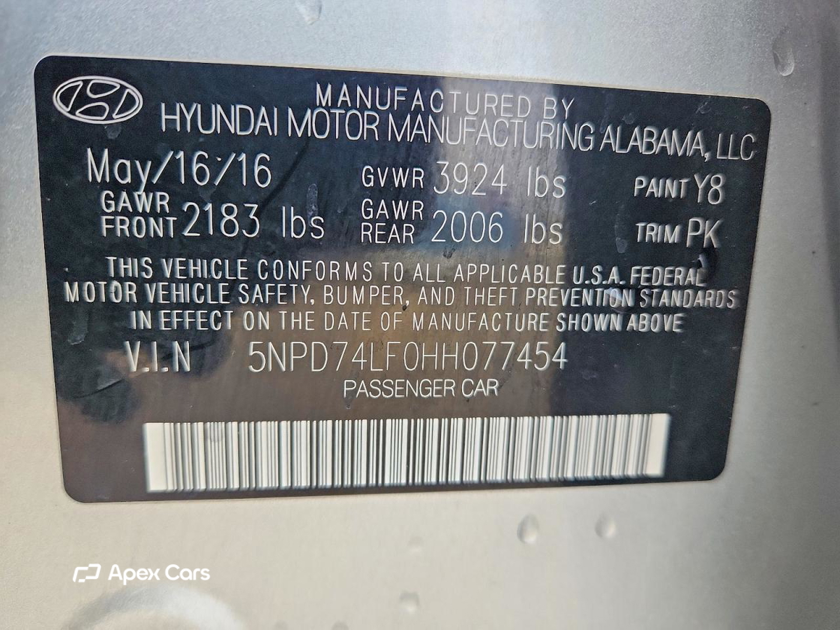 Hyundai Elantra 2017