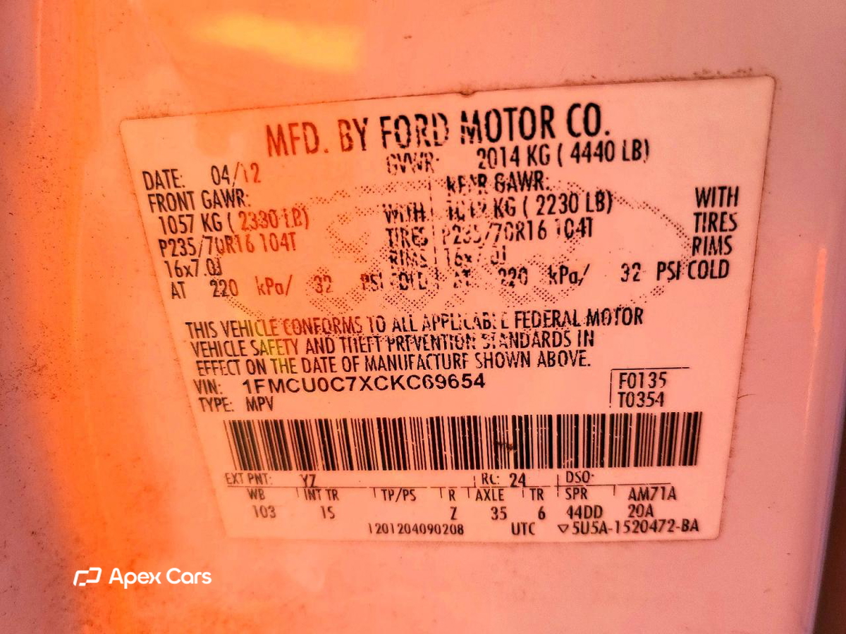 Ford Escape 2012