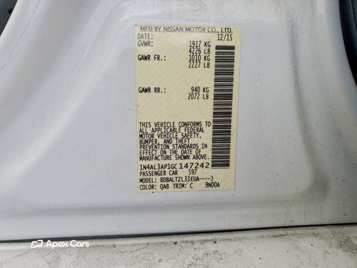 Nissan Altima 2016