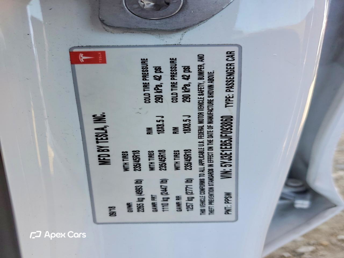 Tesla Model 3 2018