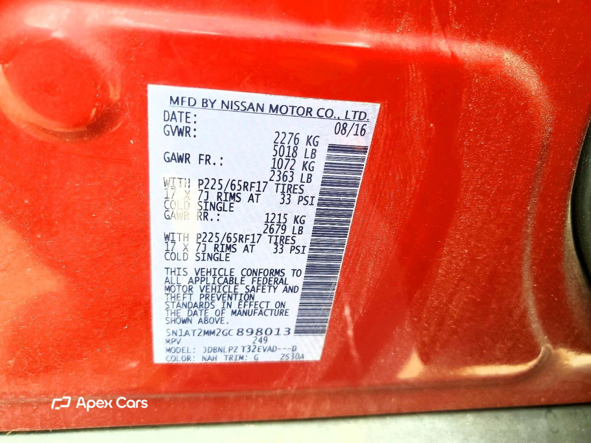 Nissan Rogue 2016