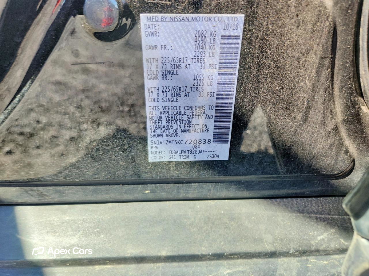 Nissan Rogue 2019