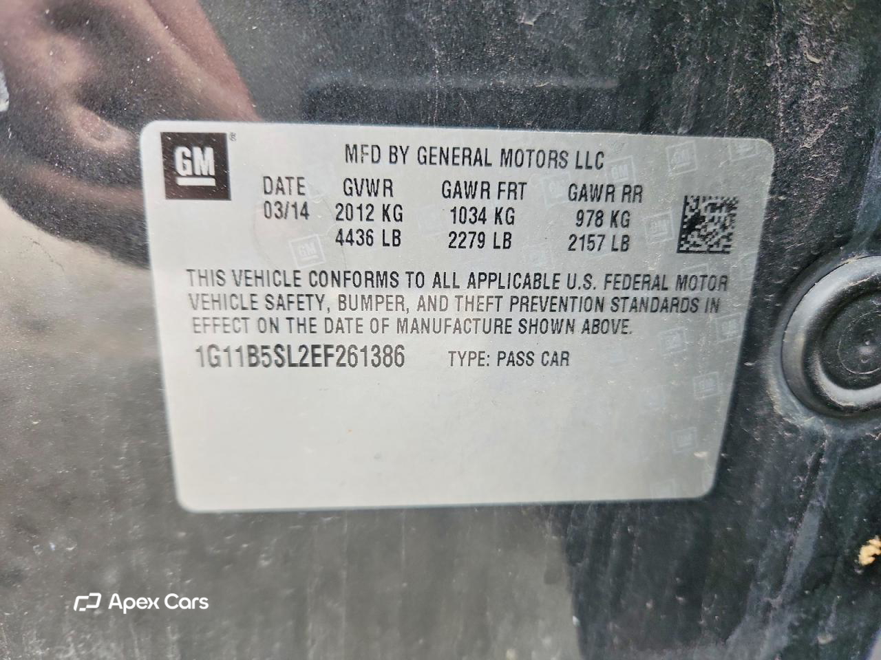 Chevrolet Malibu 2014