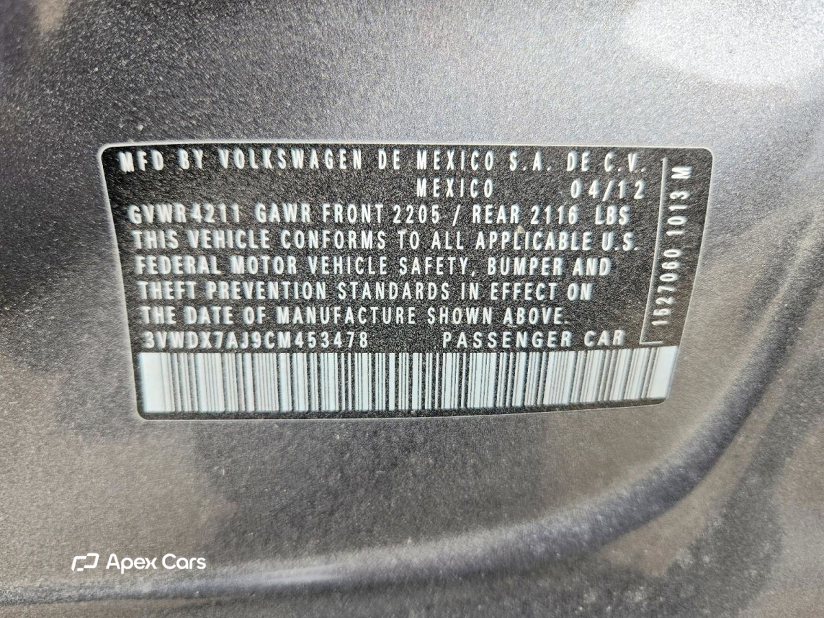Volkswagen Jetta 2012