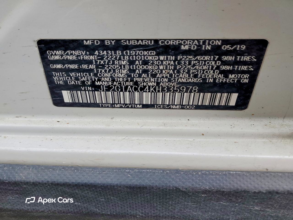 Subaru XV 2019