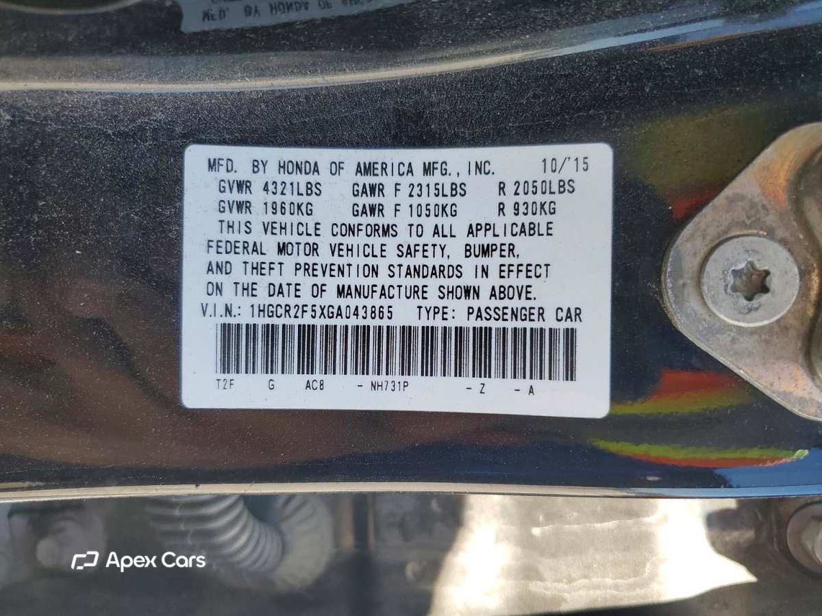 Honda Accord 2016