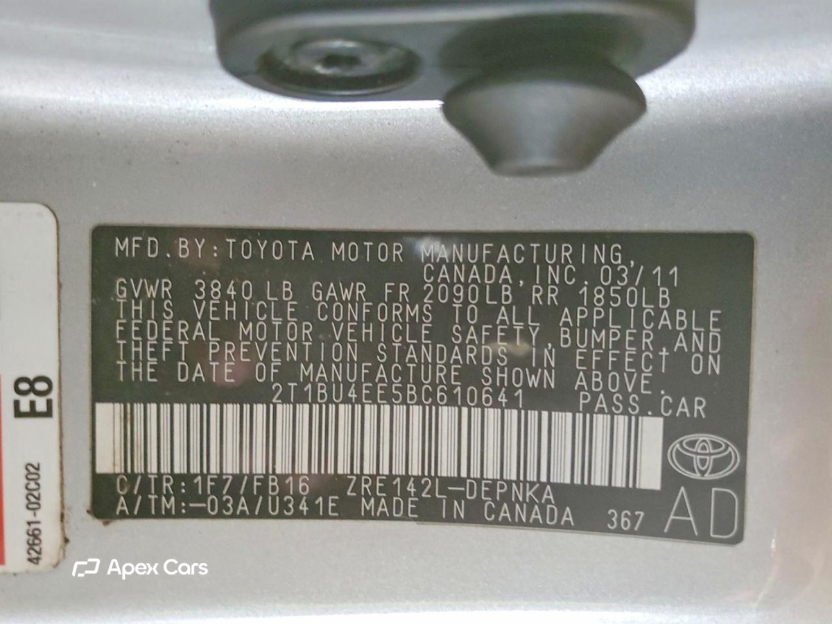 Toyota Corolla 2011
