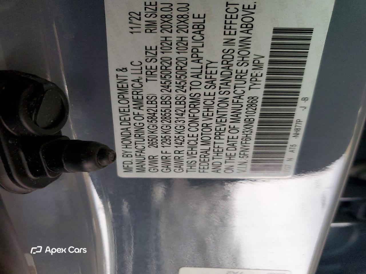 Honda Pilot 2022