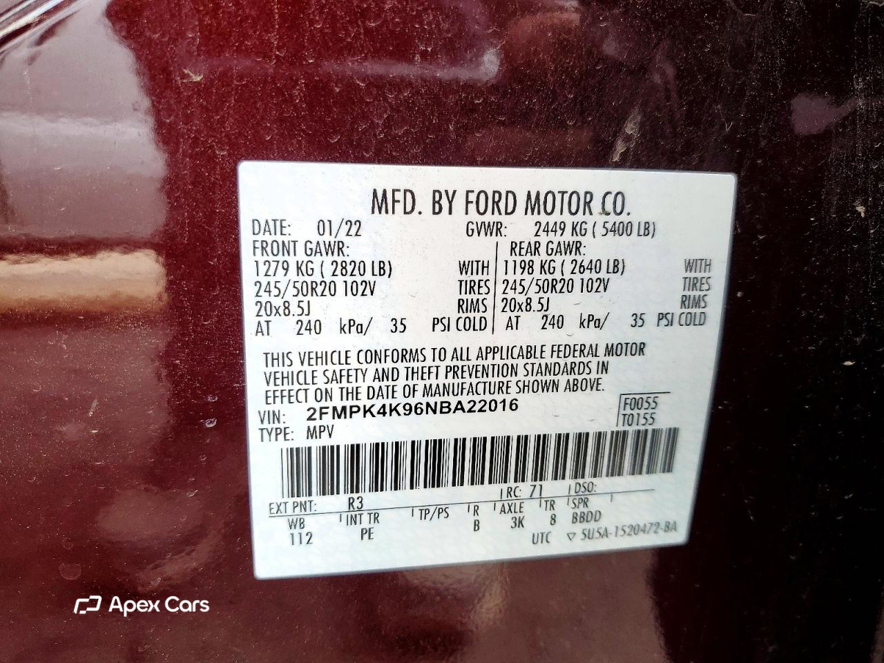Ford Edge 2022