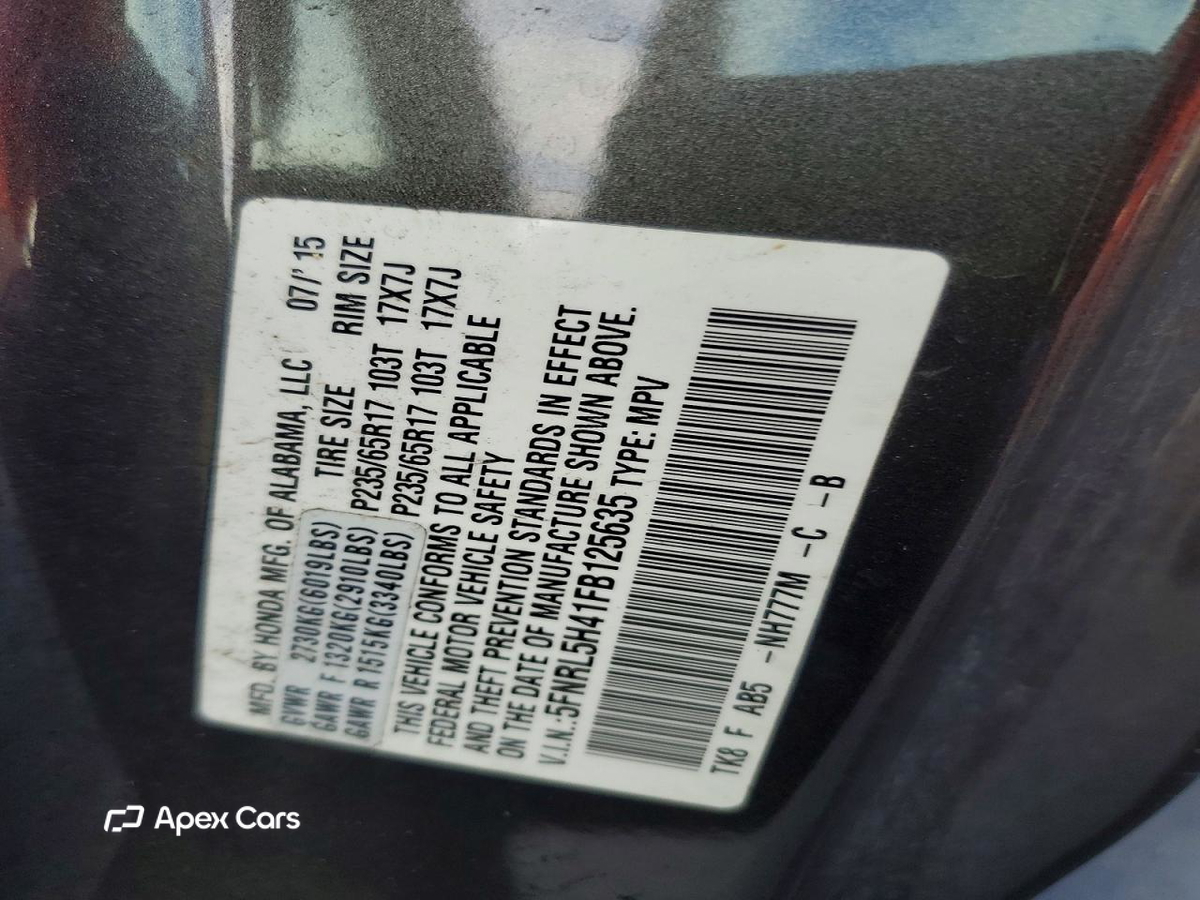 Honda Odyssey 2015