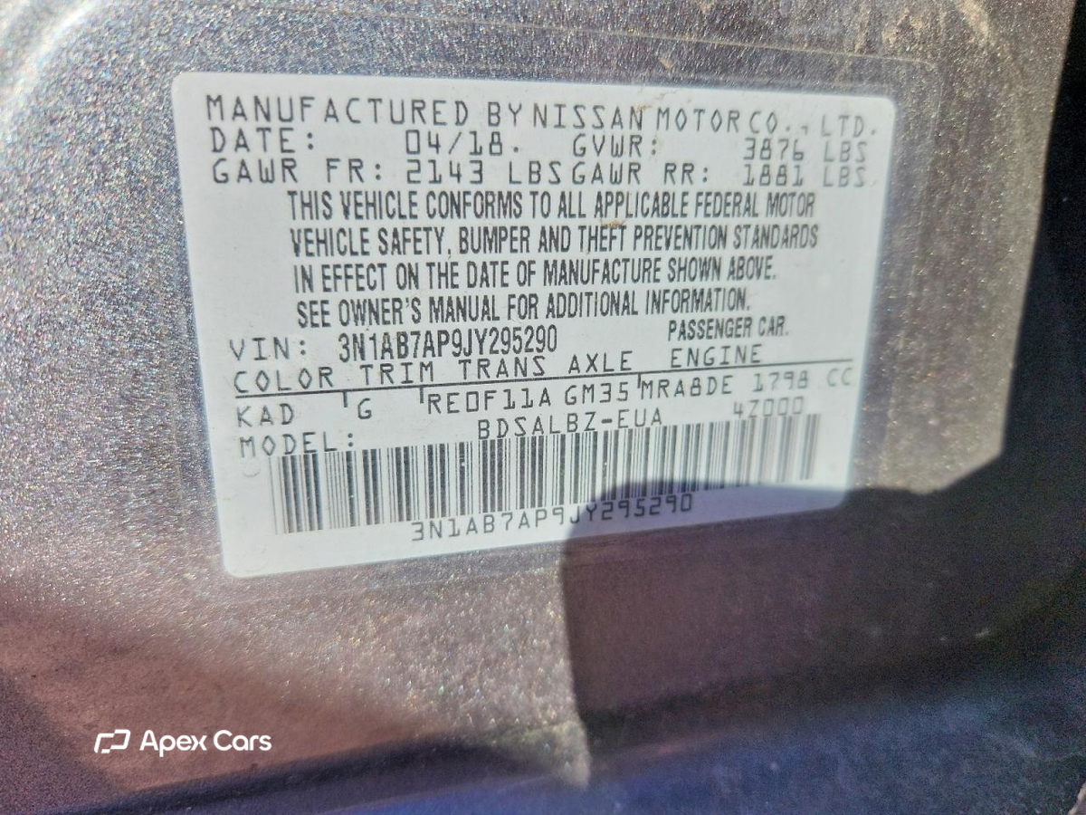 Nissan Sentra 2018
