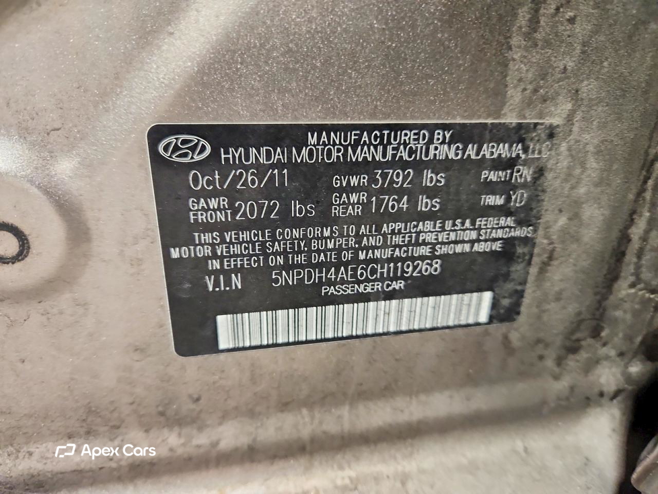 Hyundai Elantra 2012